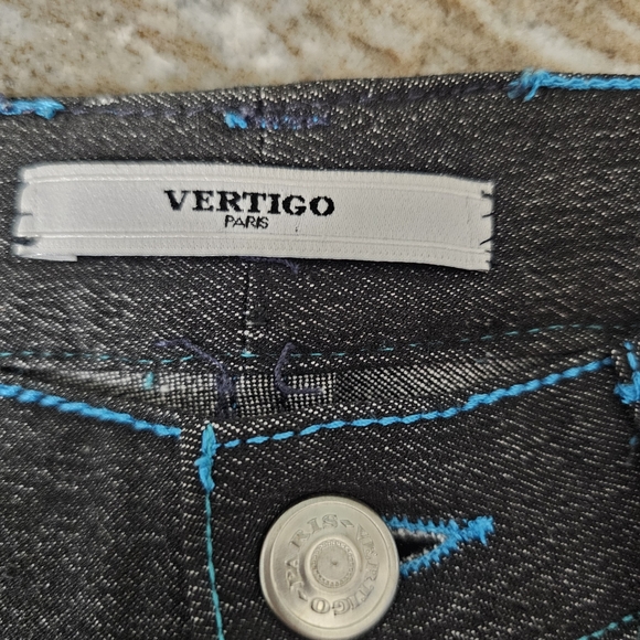 Vertigo Paris Black Jeans Contrasting Stitching - Picture 5 of 5